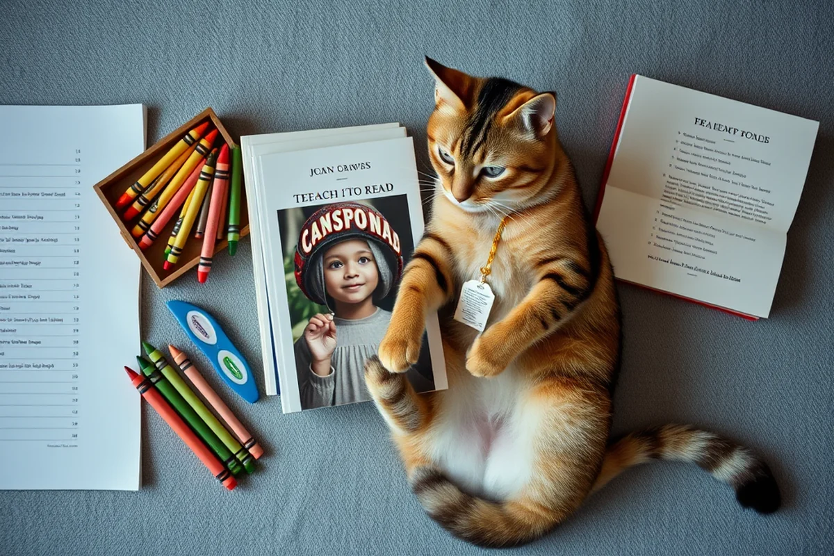 can you teach cats to read — Can You Teach Cats To Read (the finished result)